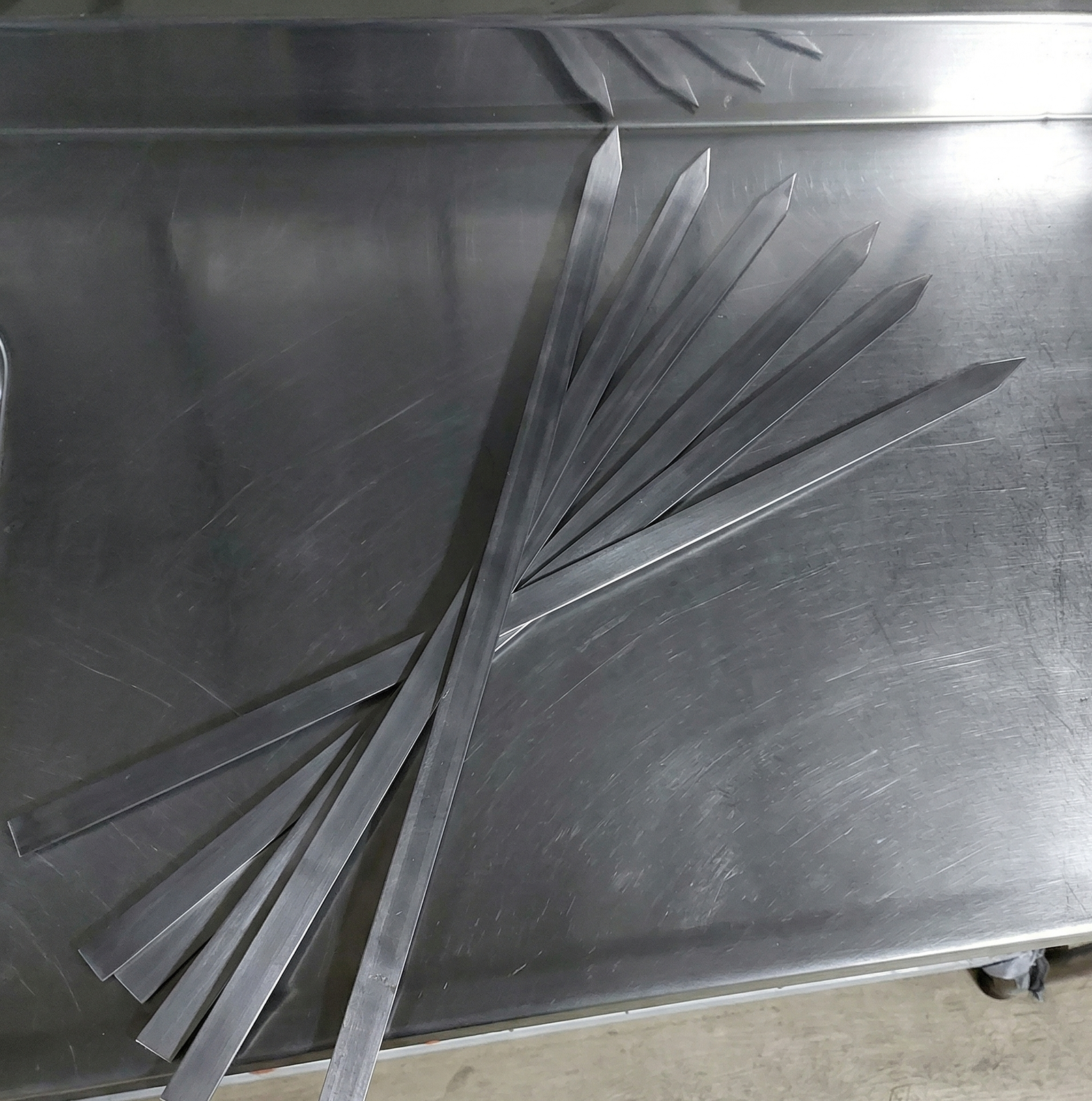 Pinchos en acero inoxidable